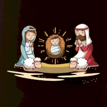 Ježiško v jasličkách