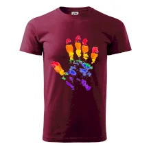 LGBT hand print