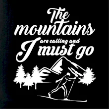 The mountains are calling bežkár