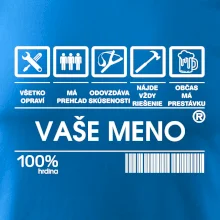 Vaše meno - čiarový kód