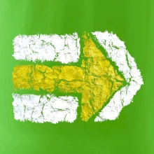 Párová turistická značka žlutá