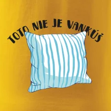Toto nie je vankúš - modrý