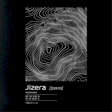 Jizera - vrstevnice v obdĺžniku