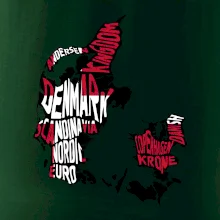 Mapy - názvy miest - Dánsko