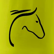 Kôň - hlava silueta Kôň - hlava silueta