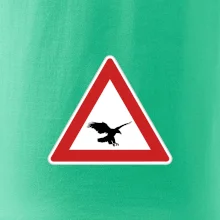 Dopravná značka - Pozor orol Dopravná značka - Pozor orol