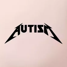 Autism rock nápis