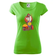 Baník ťaží Bitcoiny