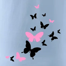 Motýle ružovo čierni Motýle ružovo čierni