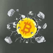 Bitcoin v tričku Bitcoin v tričku