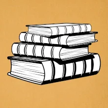 Knihy čiernobiele na sebe