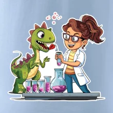 Chemik a dinosaurus - dievča