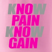 Know Pain, Know Gain Know Pain, Know Gain