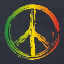 Peace symbol paint