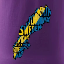 Mapy - názvy miest - Švédsko