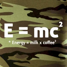 e = mc2 - coffee milk