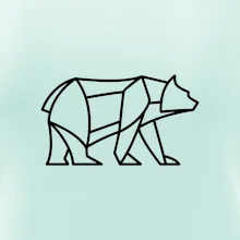 Geometria ľadový medveď chodiaci