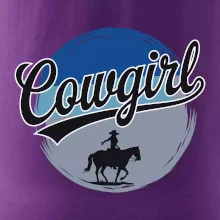 Cowgirl modrý pruh