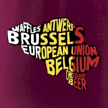 Mapy - názvy miest - Belgicko