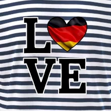 Love Nemecká vlajka