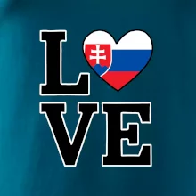 Love Slovenská vlajka Love Slovenská vlajka