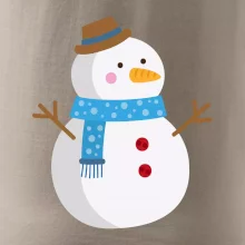 Snehuliak so šálom