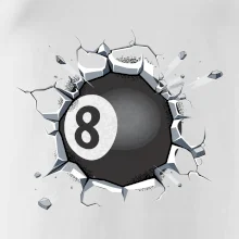 Biliardová guľa v triku