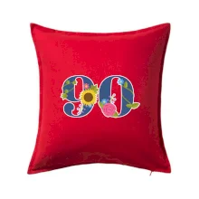 Kvetinové číslo kreslené - 90