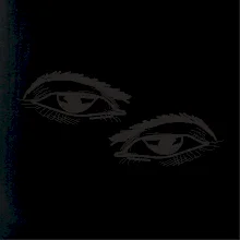 Párový motív - oko prižmúrené