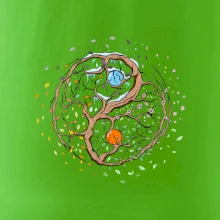 Yin & Yang strom - zima, leto