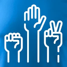 Kameň nožnice papier ikony