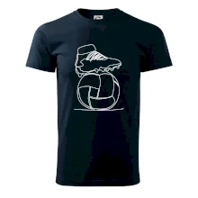 Futbalová lopta kopačka jedným ťahom Futbalová lopta kopačka jedným ťahom