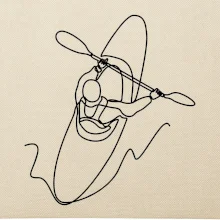 Kajak zhora jedným ťahom Kajak zhora jedným ťahom