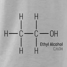 Molekulárna štruktúra Etanol