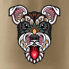 Knírač hlava barevná