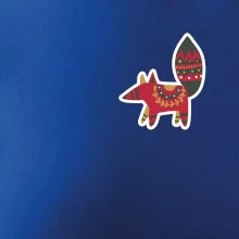 Folklór na prsníku líška