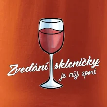 Zdvíhanie pohára je môj šport