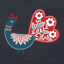 Folklór - páv modrý