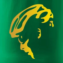 Hlava cyklista zlatá Hlava cyklista zlatá