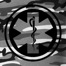 Rescue logo samostatné guľaté