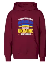 You don't need to be Ukrainian to support Ukraine just human