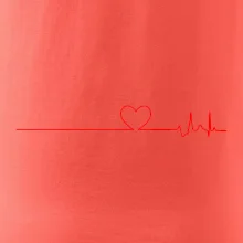 Poker EKG srdce červené