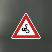 Dopravná značka - Pozor had