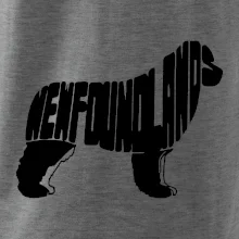 Novofundlandský pes - nápis v tele Novofundlandský pes - nápis v tele