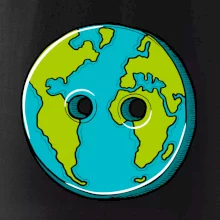 Planéta krajiny gombík (Pecka design)