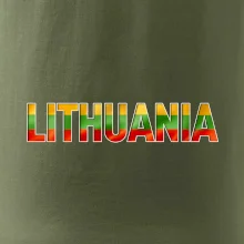 Lithuania - nápis vlajka