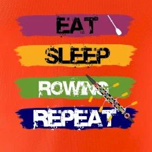 Eat sleep rowing repeat farebné