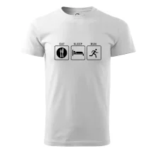 Eat sleep run štvorce Eat sleep run štvorce