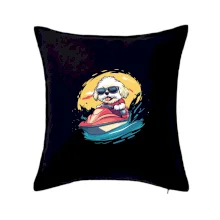 Lhasa Apso na vodnom skútri