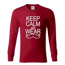 Keep calm and wear mustache Keep calm and wear mustache